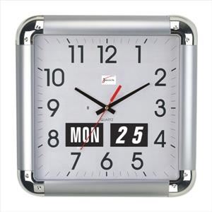Image for JASTEK PERPETUAL CALENDAR CLOCK 46 X 46CM SILVER from Office National Port Augusta