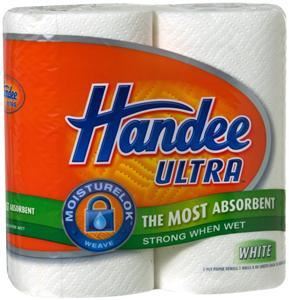 Image for HANDEE ULTRA PAPER TOWEL WHITE TWIN PACK from Office National Port Augusta