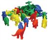 colorific dinosaur counters 6cm pack 64
