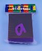 educational colours stencils alpha qld lower case purple