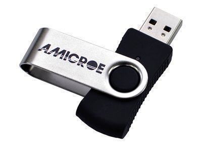 Image for AMICROE AMI4GB-USB2S SWIVEL TOP USB FLASH DRIVE 4GB BLACK from Office National Port Augusta