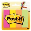 3m 671-4af post-it paper page markers neon large 4 colours
