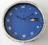 jastek wall clock round 30cm blue