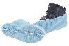frontier shoe covers non skid blue box 500