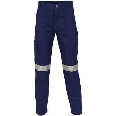 Image for DNC COTTON DRILL CARGO PANTS WITH 3M REFLECTIVE TAPE from Office National Port Augusta