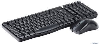 Image for RAPOO X1800 2.4GHZ WIRELESS OPTICAL KEYBOARD MOUSE COMBO BLACK from Office National Port Augusta