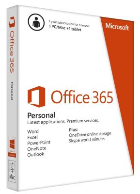 Image for MICROSOFT OFFICE 365 PERSONAL SUB 1 YEAR from Office National Port Augusta