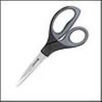 westcott elite shears pointed tip left hand stainless steel blade 8 inch black
