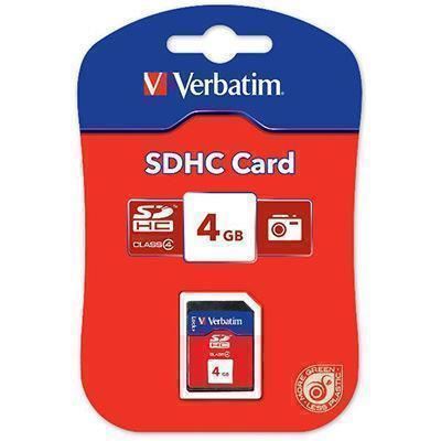 Image for VERBATIM SDHC CARD 4GB from Office National Riverina