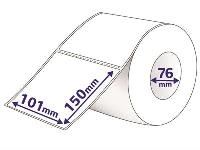 thermal label 102mm x 63mm-white direct thermal removable 2000roll