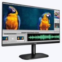 aoc 24b2xhm 23.8" adaptive sync 75hz, low blue flicker free ultra slim monitor vga, hdmi 1.4. vesa 100 x 100mm office busin