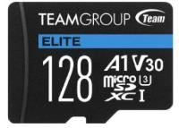 team elite usdxc 128gb uhs-i u3 v30 a1 r/w up to 100/50mb/s micro sd card
