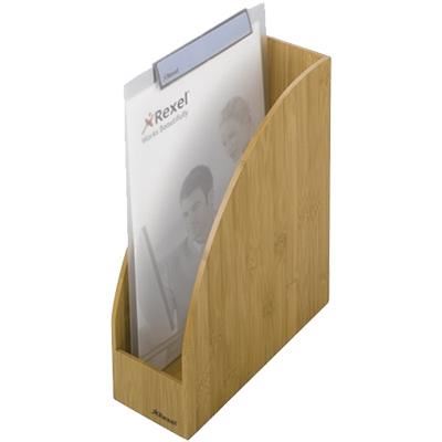 Image for REXEL BAMBOO MAGAZINE HOLDER from Surry Office National