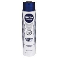 nivea mens anti-perspirant aerosol deodorant spray sensitive 250ml