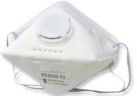 p2 flat-fold respirator with valve face mask box 20