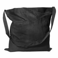 calico shoulder bag black 36x36cm