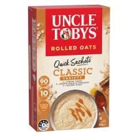 uncle tobys oats quick sachets classic variety pack 10