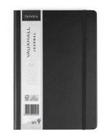 vauxhall notebook journal ruled elastic closure 162 page a5 black