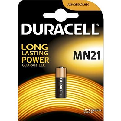 Image for DURACELL MN21/A23 ALKALINE SECURITY BATTERY from Office National Sydney Stationery