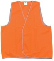 zions day hi-vis safety vest extra large orange