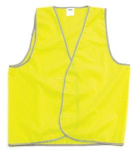 Image for ZIONS DAY HI-VIS SAFETY VEST LARGE YELLOW from Office National Sydney Stationery