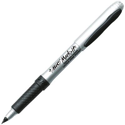 Image for BIC MARK-IT PERMANENT MARKER BULLET 0.7MM BLACK BOX 12 from Office National Sydney Stationery