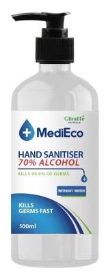 Image for AUSTRALIAN MADE HAND SANITISER 500ML 70% ALCOHOL BASE FAST DRYING from Office National Sydney Stationery