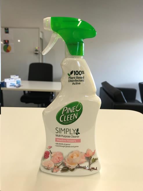 Image for PINE O CLEEN MULTI SURFACE SPRAY AND WIPE MEADOW FLOWERS 500ML from Our Town & Country Office National