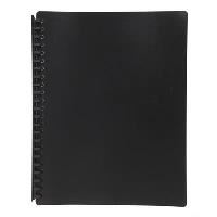 display book gns a4 refillable black 20 page