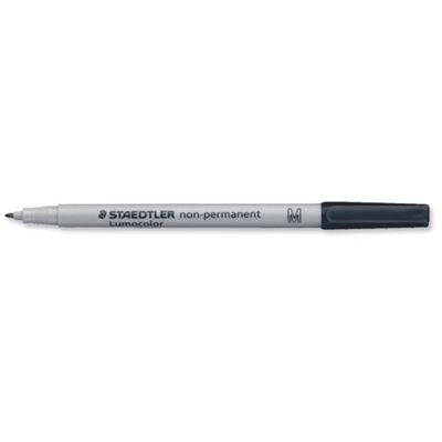 Image for STAEDTLER 315 LUMOCOLOR NON-PERMANENT MARKER BULLET MEDIUM 1.0MM BLACK from Our Town & Country Office National