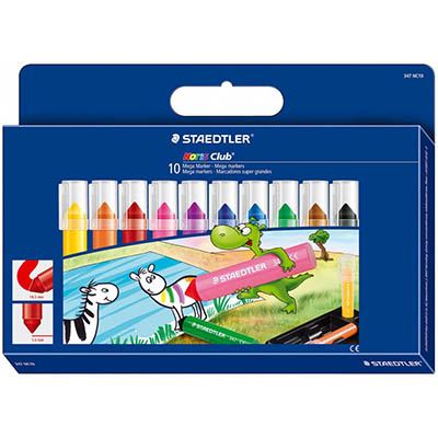 Image for STAEDTLER NORIS CLUB MEGA MARKERS BOX 10 from Our Town & Country Office National