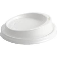 biopak biocup ps cup lid large 90mm white pack 50 carton 1000