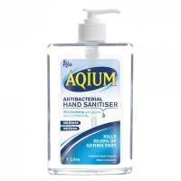 aqium antibacterial hand gel, 1 lt