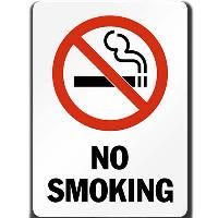 prohibition sign no smoking 450 x 300mm