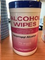 isopropyl alcohol wipes tub 75