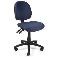 ys design milan high back leather executive chair black