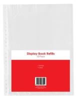 display book refills gns basic a4 clear pk10
