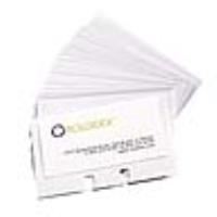 rolodex business card holder card sleeve refill clear pack 40