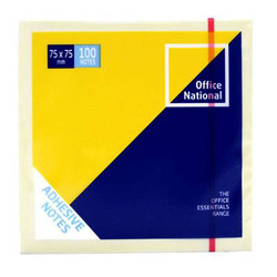office national premium notes 76 x 76mm yellow pack 12