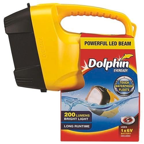 Image for TORCH DOLPHIN EVEREADY 235 LUMENS WITH 6V BATTERY from Two Bays Office National