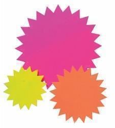 Image for GEOGRAPHICS 12019 SIGN STARS FLUORO 105MM SML ASST PK25 from Shoalcoast Home and Office Solutions Office National