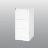 kiss filing cabinet 3 drawer white 470x600x1020mm 10 year warranty