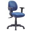 style p350c-mi blue ergonomic task chair with arms 130kg 7 year warranty
