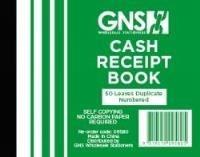 cash rec book gns 9580 dup c/less 5x4