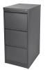kiss filing cabinet 3 drawer graphite 470x600x1020mm 10 year warranty