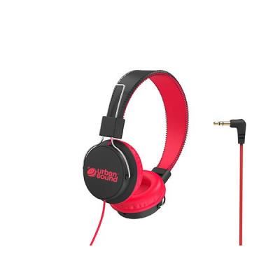 Image for VERBATIM URBAN SOUND HEADPHONES BLACK/RED from Shoalcoast Home and Office Solutions Office National
