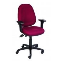 ergo erg300 ergonomic high back task chair with arms 120kg 5 year warranty