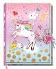 unicorn lockable diary