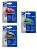 stapler sovereign mini 26/6 w/staples asst colours