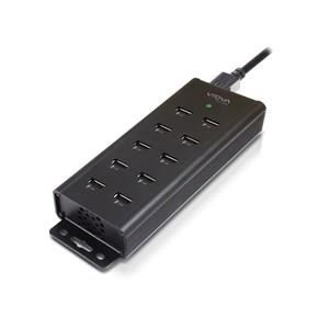 Image for VROVA 10 PORT CHARGER WITH SMART CHARGE - 10 x 2.4A OUTPUTS (100W) - ALUMINIUM BODY from Shoalcoast Home and Office Solutions Office National